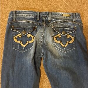 Blue Women's Jeans by Rerock…slim bootleg